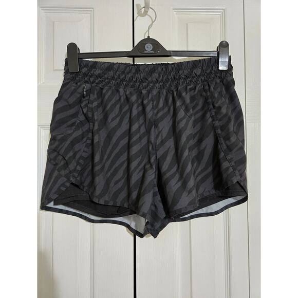Avia xl (16-18) women's black zebra strip athletic shorts - Picture 1 of 8